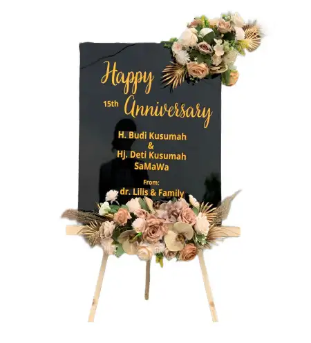 Papan Bunga Akrilik Pulau Gebe